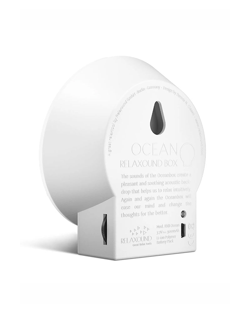 Ocean and waves soundbox white